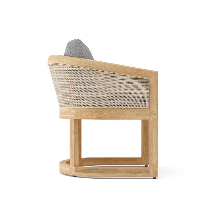 Modern Teak Outdoor Chair (Img 3)