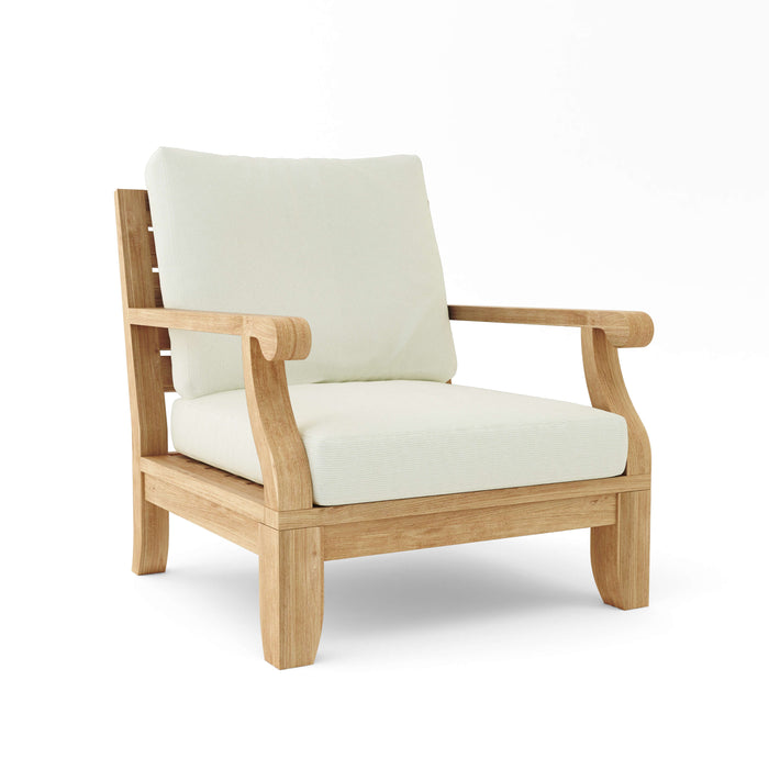 Teak Deep Seating Chair (Img 1)