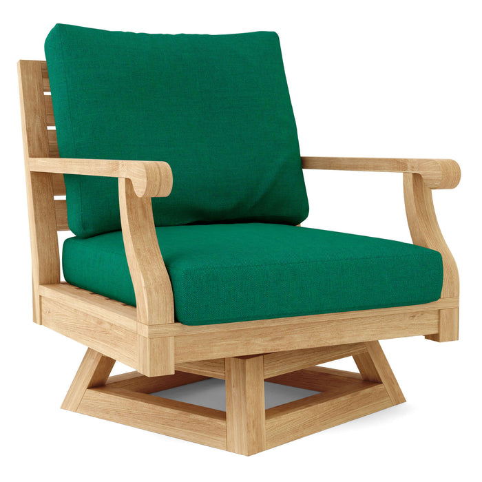 Teak Swivel Lounge Chair (Img 3)