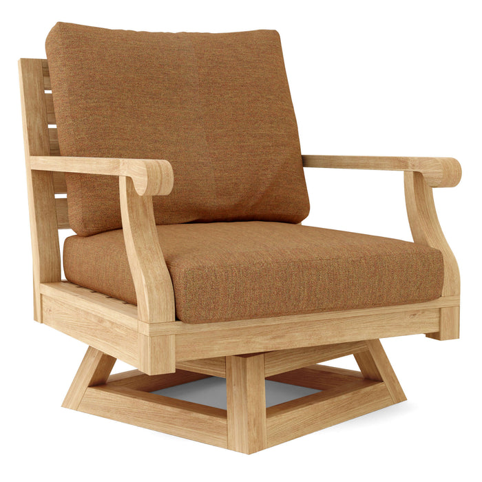 Teak Swivel Lounge Chair (Img 5)