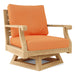 Teak Swivel Lounge Chair (Img 6)