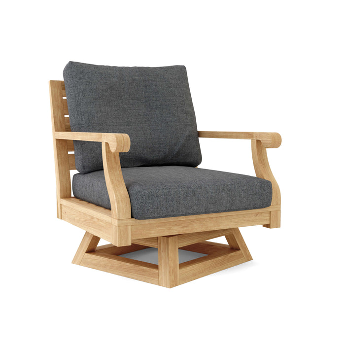 Teak Swivel Lounge Chair (Img 7)