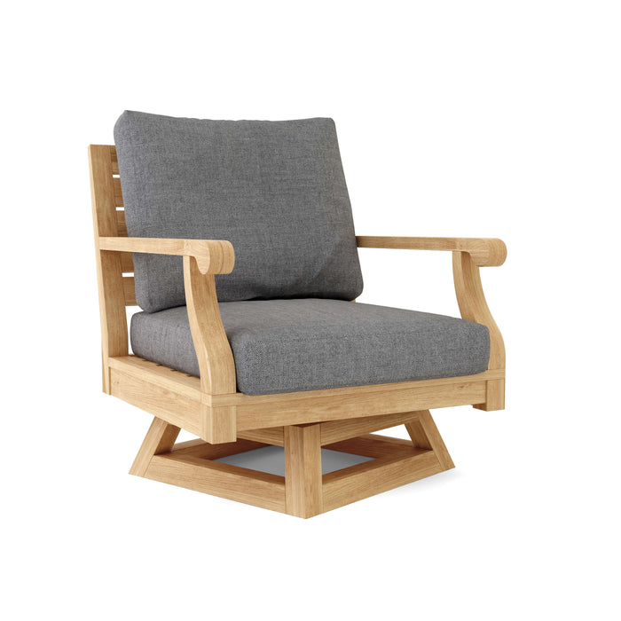 Teak Swivel Lounge Chair (Img 8)