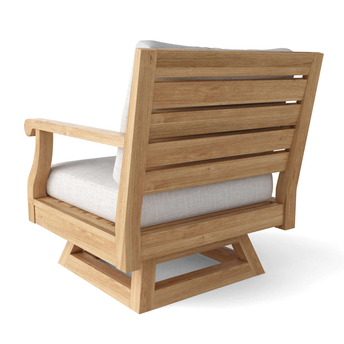 Teak Swivel Lounge Chair (Img 2)