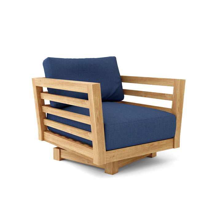 Teak Swivel Outdoor Chair (Img 7)