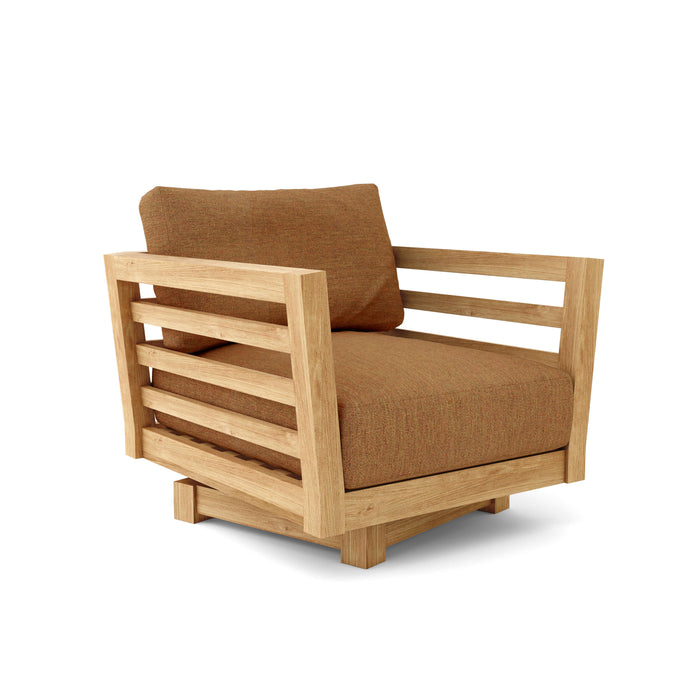 Teak Swivel Outdoor Chair (Img 8)