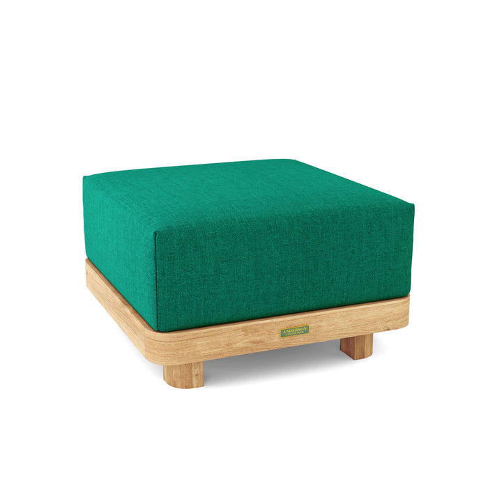 Teak Ottoman With Cushion (Img 8)