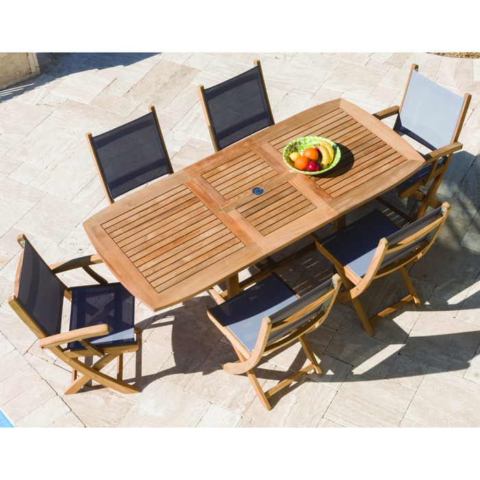 Teak Extendable Outdoor Table (78" Long Rectangle) - Family
