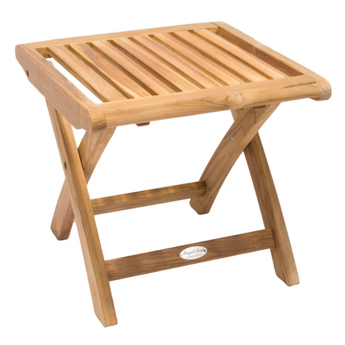 Teak Folding Footrest
