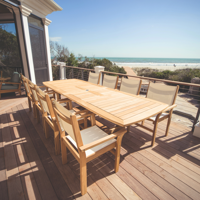 Teak Dining Table (118" Long Rectangle) - Gala