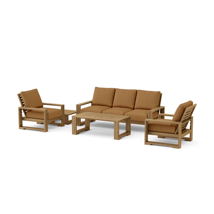 Teak Wood Outdoor Furniture Set - Capistrano 5-Piece Set