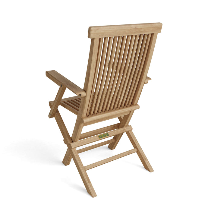 Folding Teak Chairs (Set of 2) - Classic