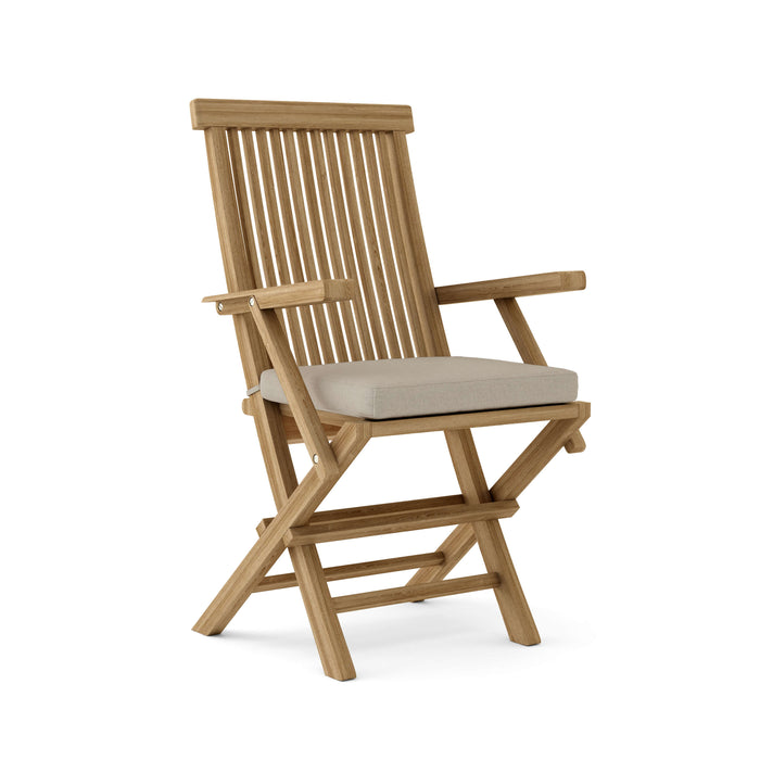 Folding Teak Chairs (Set of 2) - Classic