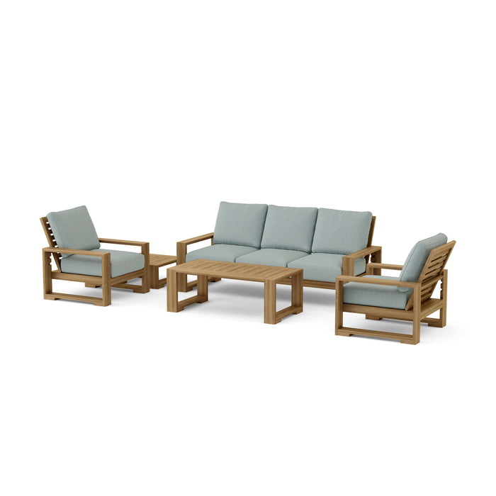 Teak Wood Outdoor Furniture Set - Capistrano 5-Piece Set