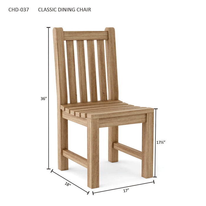 Classic Teak Side Chair - Classic