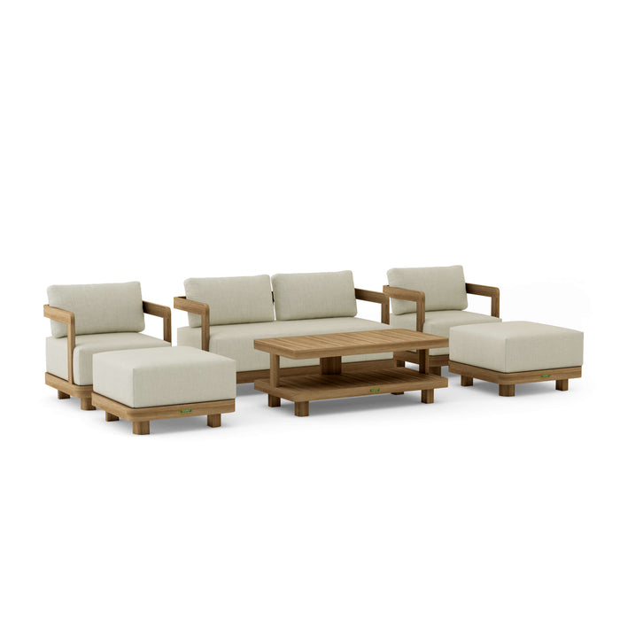 Teak Patio Furniture - Granada 6-Piece Set