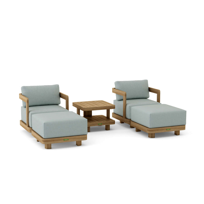 Teak Wood Garden Furniture - Granada 5-Piece Set