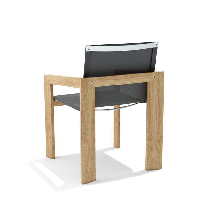 Teak Wood Dining Armchair - Smyrna