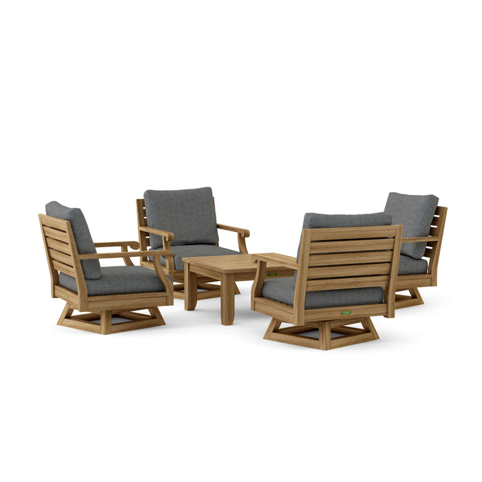 High-Quality Teak Outdoor Furniture - Riviera 5-Piece Set