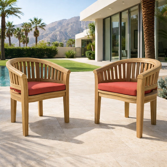 Patio Teak Chair - Curve