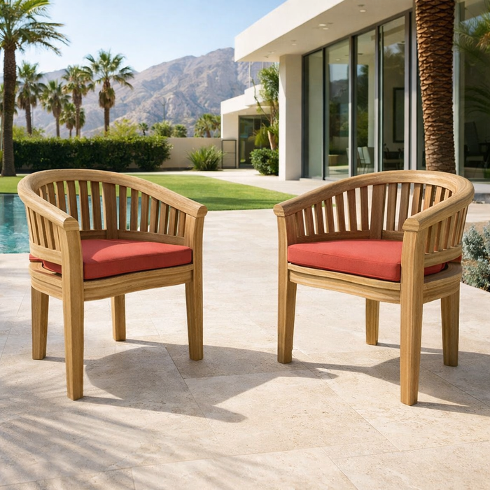 Patio Teak Chair - Curve