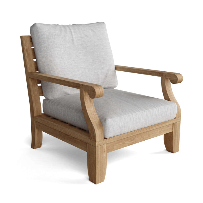 Teak Deep Seating Chair - Riviera