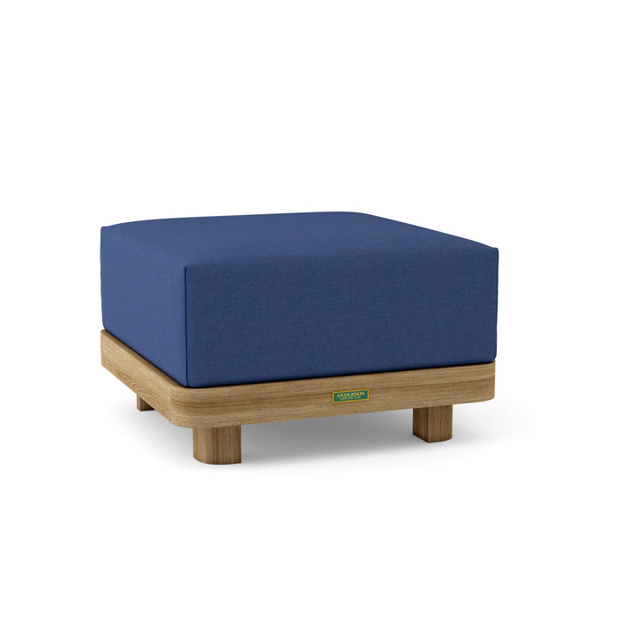 Teak Ottoman With Cushion - Granada