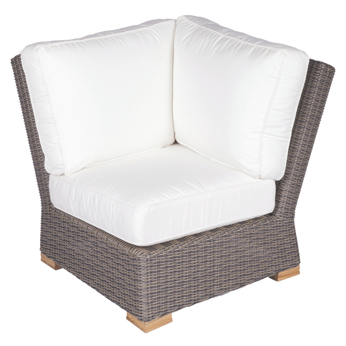 Teak Patio Sectional Corner Piece - Sanibel