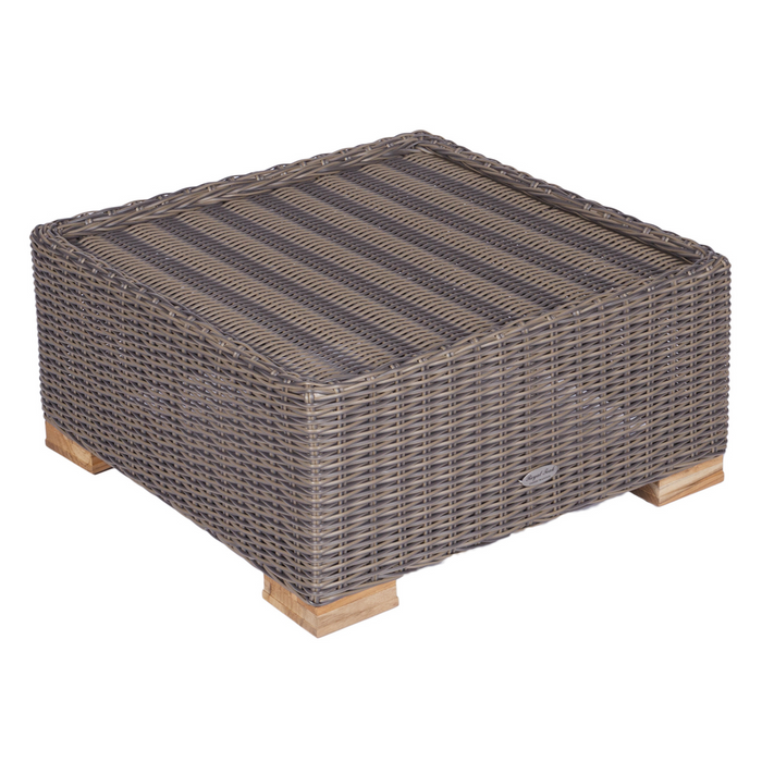 Teak Outdoor Ottoman - Sanibel