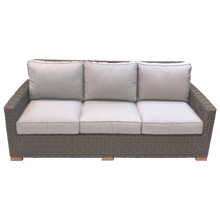 Modern Teak Outdoor Sofa - Sanibel