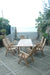 Teak Wood Dining Table + 6 Chairs (Img 5)