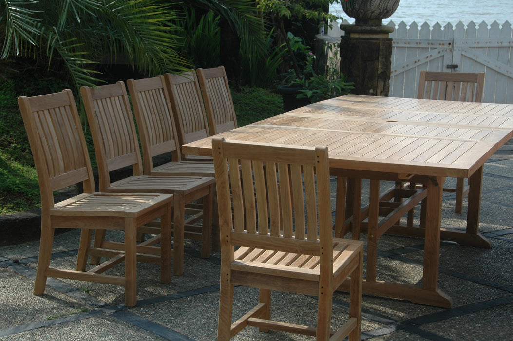 13-Piece Teak Outdoor Dining Set (Img 4)