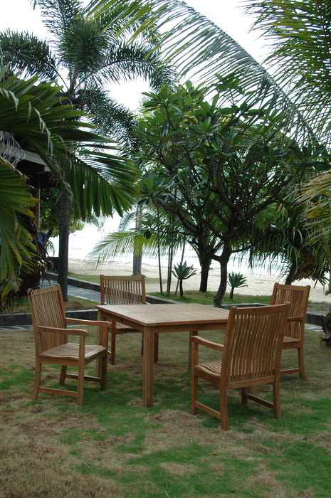 5-Piece Teak Patio Dining Set (Img 4)