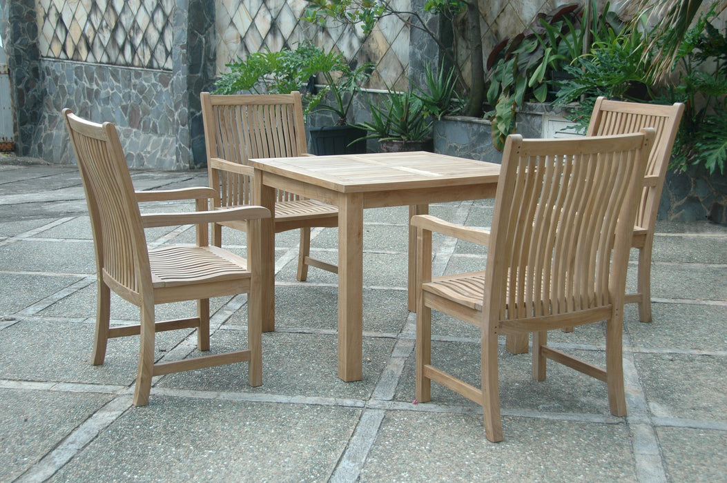 Small Teak Table and Chairs (Img 2)