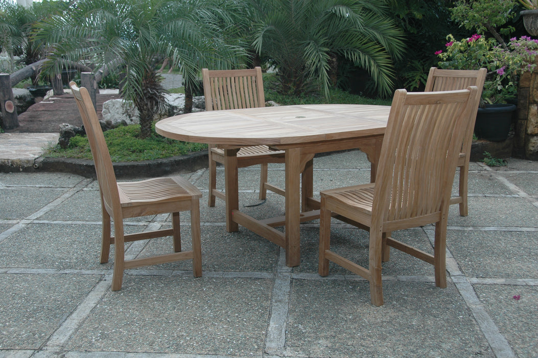 Solid Teak Dining Set (Img 2)