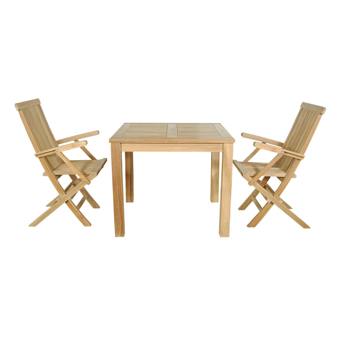 Square Teak Table / Chairs (Img 3)