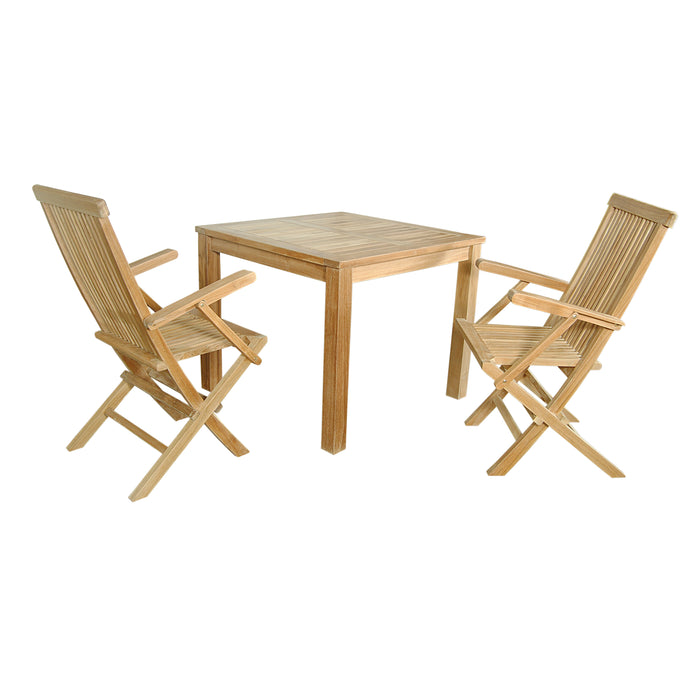 Square Teak Table / Chairs (Img 4)