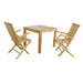 Square Teak Table / Chairs (Img 4)