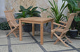Square Teak Table / Chairs (Img 2)