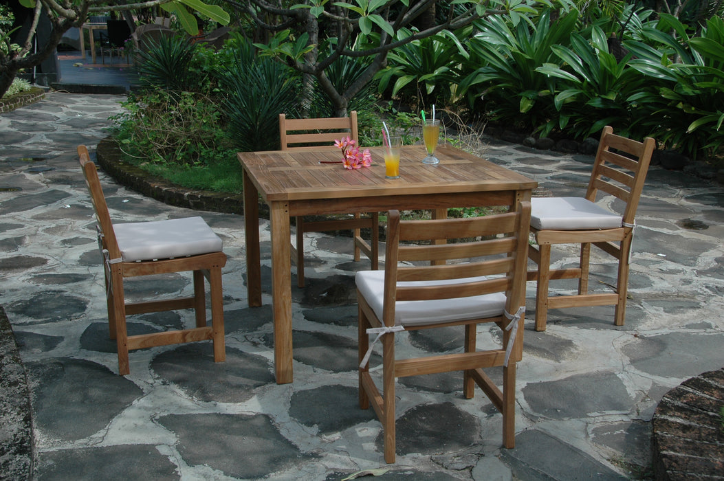 5-Piece Teak Dining Set (Img 3)