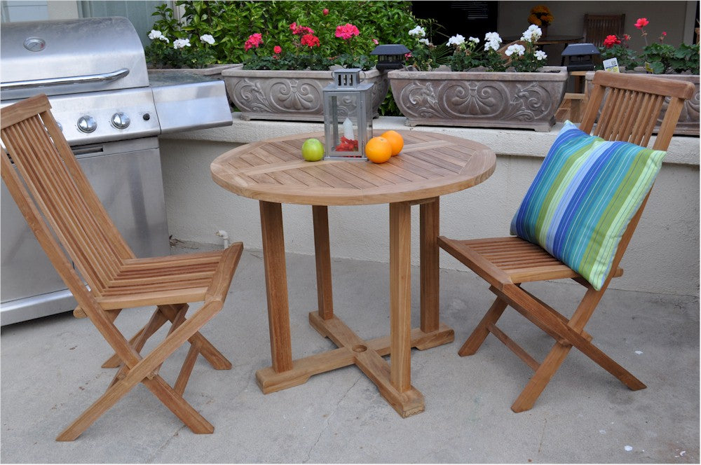 3-Piece Teak Bistro Set (Img 3)