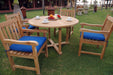 Teak Round Dining Set (Img 6)