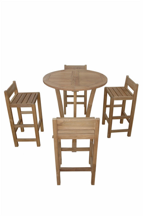 Teak Patio Bar Set (Img 2)