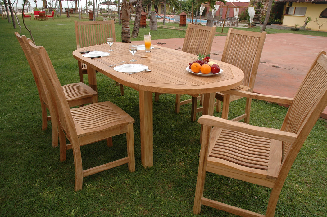 7-Piece Teak Dining Set (Img 3)