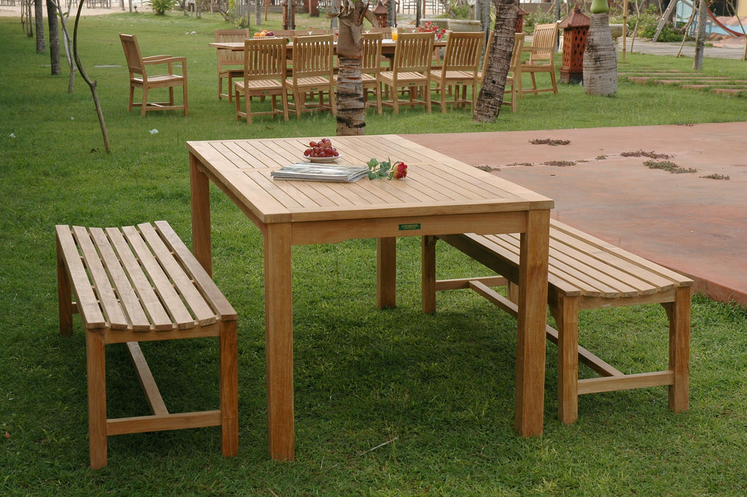 3-Piece Teak Dining Set (Img 1)