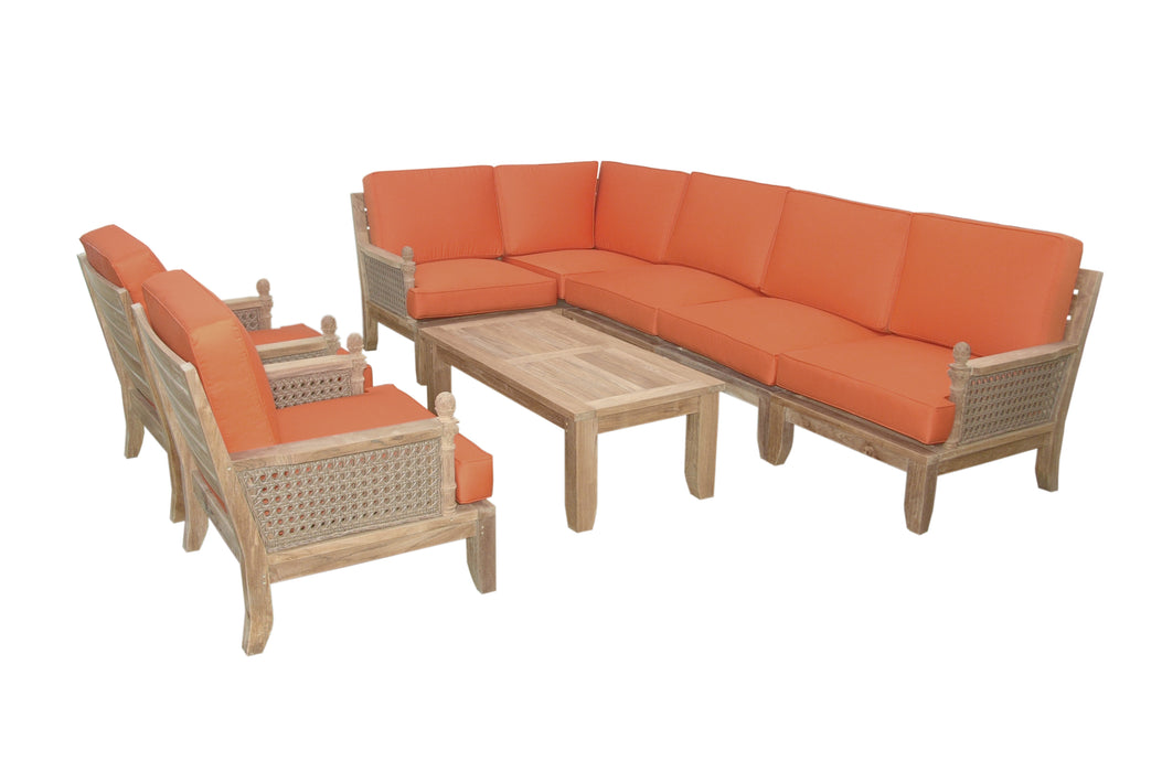 Teak Outdoor Lounge Set (Img 7)