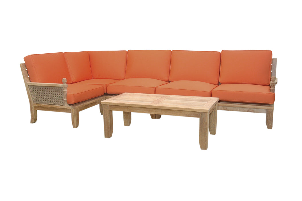 Teak Outdoor Lounge Set (Img 2)