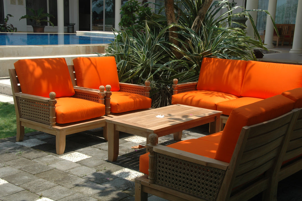 Teak Outdoor Lounge Set (Img 5)