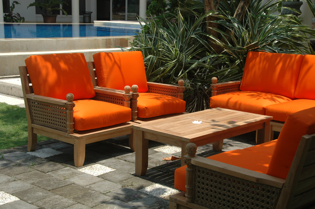 Teak Outdoor Lounge Set (Img 4)