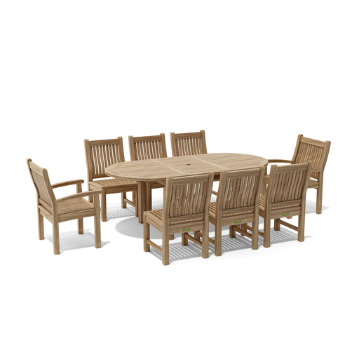 Teak 9-Piece Dining Set (Img 2)